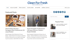 Desktop Screenshot of cleanforfresh.com